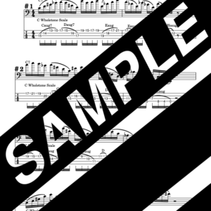Whole Tone Scale Licks 1~4